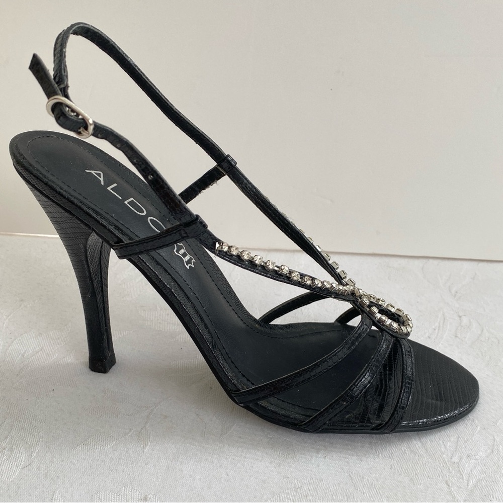 Vintage Y2K ALDO Rhinestone Stiletto Heels Size 7